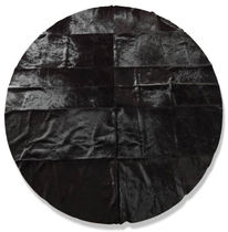 Tapis contemporain / à motif / en peau de...