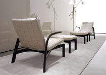 Fauteuil contemporain / en bois / en cuir...