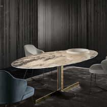 Table à manger contemporaine / en chêne...