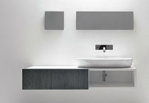 Vasque à poser / ovale / avec miroir ajustable