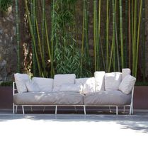 Canapé contemporain / de jardin / en tissu...