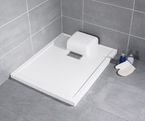 Receveur de douche rectangulaire / en bio-composite...