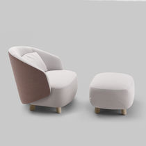 Fauteuil contemporain / en tissu / avec...
