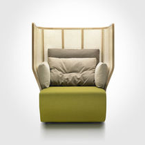 Fauteuil visiteur contemporain / en tissu...