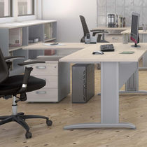 Bureau pour open space / en bois / contemporain...