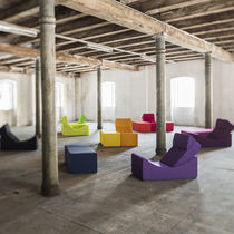 Canapé modulable / contemporain / en tissu...