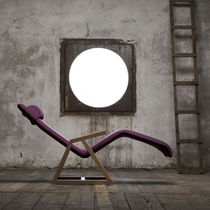 Chaise longue design minimaliste / en tissu...