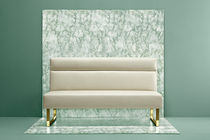Banquette contemporaine / en cuir / en acier...