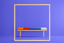 Banquette contemporaine / en tissu / en...