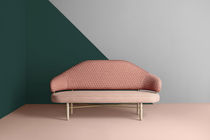 Banquette contemporaine / en tissu / en...