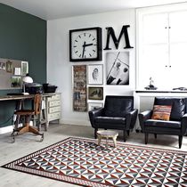Tapis contemporain / à motif / en vinyle...