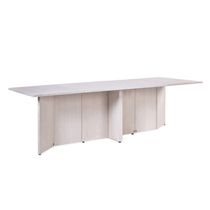 Table contemporaine / en bois / carrée /...