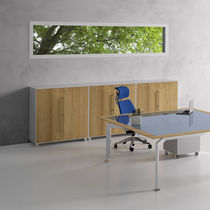 Armoire de classement basse / en acier /...