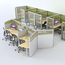 Séparateur de bureau sur plan / au sol /...