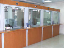 Banque d'accueil en arc de cercle / modulable...