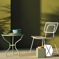 Table basse contemporaine / en métal peint...