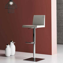 Chaise de bar contemporaine / tapissée /...