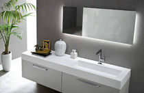 Meuble vasque suspendu / en bois / contemporain...