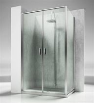 Cabine de douche en verre / d'angle / avec...