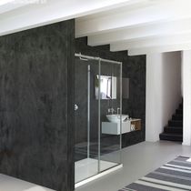 Cabine de douche en verre / d'angle / avec...