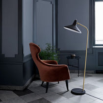 Lampe sur pied / contemporaine / en laiton...