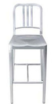 Chaise de bar contemporaine / en aluminium