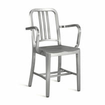 Chaise contemporaine / avec accoudoirs /...
