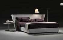 Lit double / contemporain / en tissu