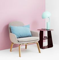Table d'appoint contemporaine / en acier...