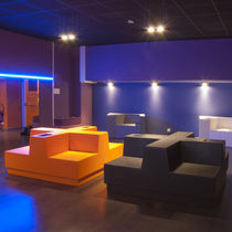 Banquette contemporaine / en tissu / en...