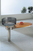 Barbecue à charbon / sur piétement / en...