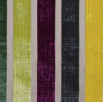 Tissu d'ameublement / à rayures / en viscose