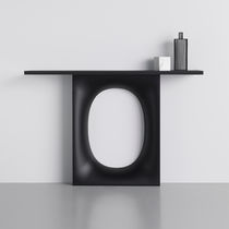 Console contemporaine / en aluminium / rectangulaire