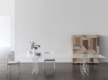 Table contemporaine / en verre / en chêne...