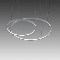 Luminaire suspendu / à LED / rond / en aluminium