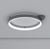 Plafonnier design original / rond / en aluminium...