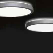 Plafonnier contemporain / rond / en aluminium...