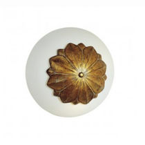 Plafonnier de style / rond / en verre /...