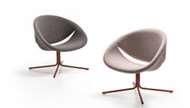 Fauteuil contemporain / en tissu / en cuir...