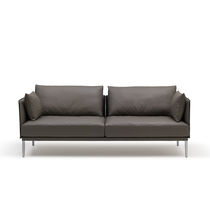 Canapé contemporain / en tissu / en cuir...
