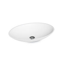 Vasque à poser / ovale / en CristalPlant®...