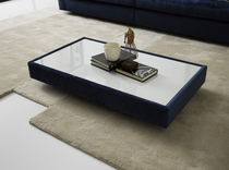 Table basse contemporaine / en verre / en...