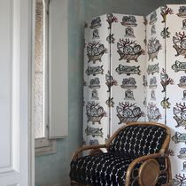 Tissu d'ameublement / à motif scène / en...