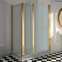 Cabine de douche en verre / d'angle / avec...