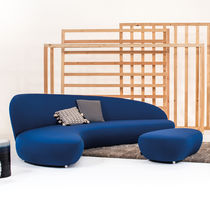 Méridienne design organique / en tissu /...