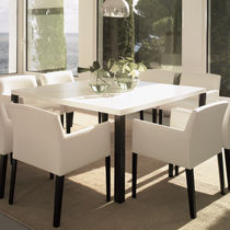 Table de conférence contemporaine / en hêtre...