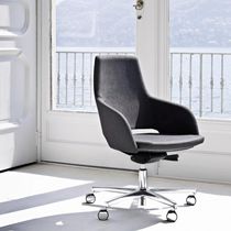 Fauteuil de bureau contemporain / en tissu...