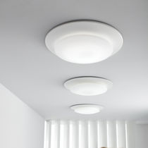 Plafonnier contemporain / rond / en verre...