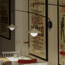 Applique murale contemporaine / en inox...