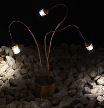 Lampe de sol / contemporaine / en cuivre...